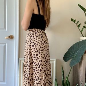 Leopard Print Skirt